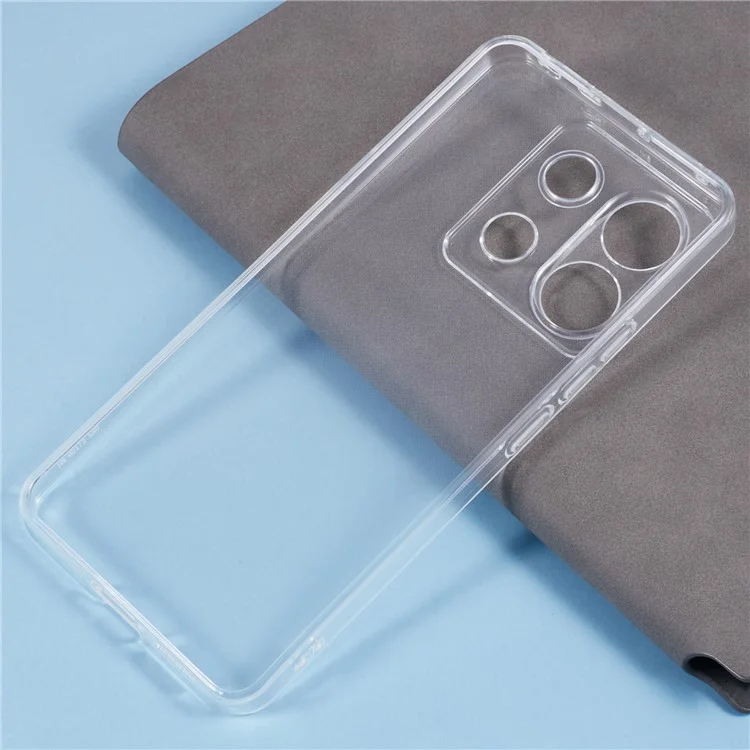 For Xiaomi Redmi Note 13 Pro 5G / Poco X6 5G Case TPU Phone Cover Transparent Watermark-Free