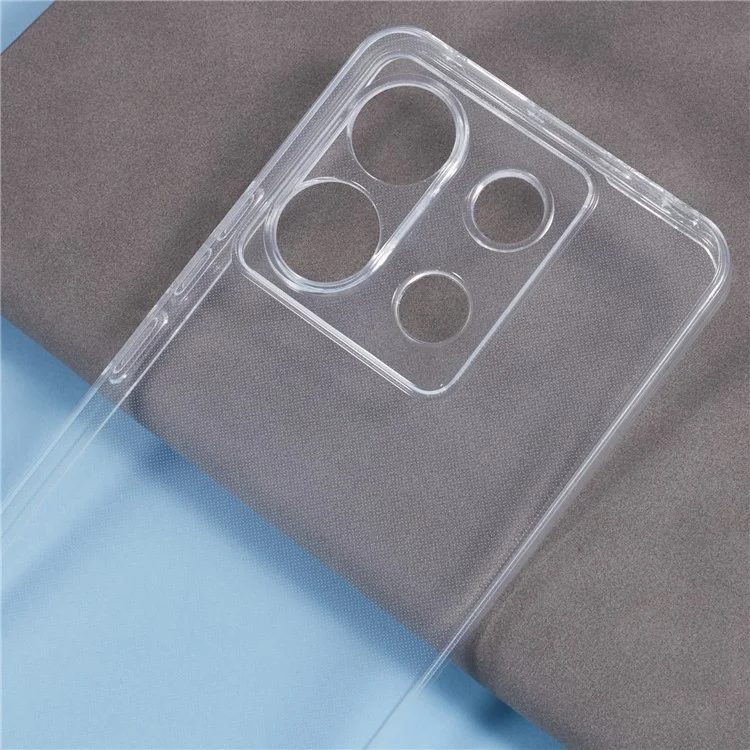 For Xiaomi Redmi Note 13 Pro 5G / Poco X6 5G Case TPU Phone Cover Transparent Watermark-Free