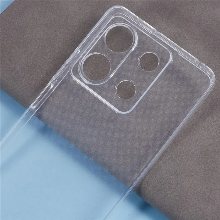 For Xiaomi Redmi Note 13 5G Case Clear TPU Phone Cover Watermark-Free