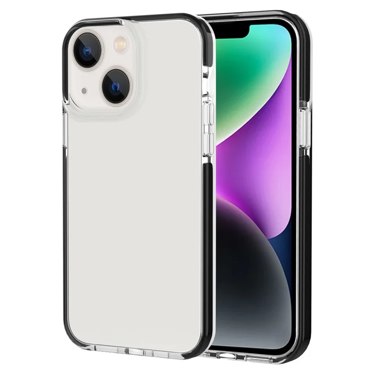 Крышка Мобильного Телефона Для Iphone 14 Max 6,7 Дюйма, Черная Рама Frop Frop Protect Clear Soft TPU Панель Телефона Телефона