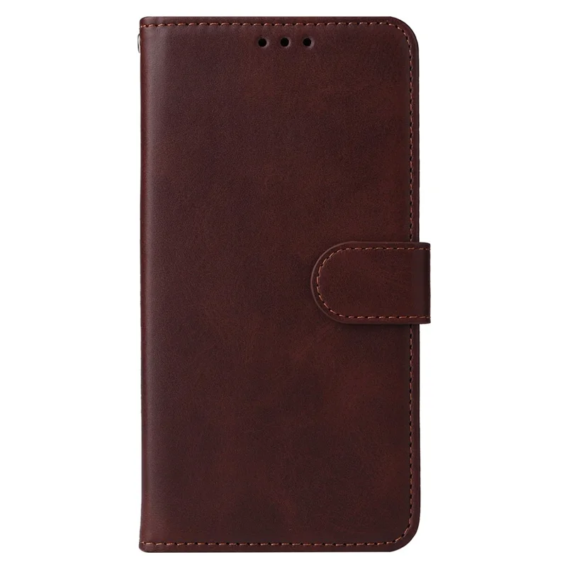 Til iPhone 16 Pro Case Kortholder Læder Stående Wallet Telefonbeskyttelse - Brun