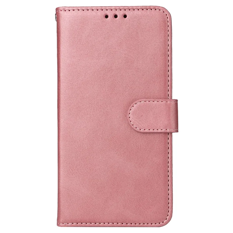 For iPhone 16 Pro Max Stand Case Card Slot Leather Wallet Phone Cover - Pink