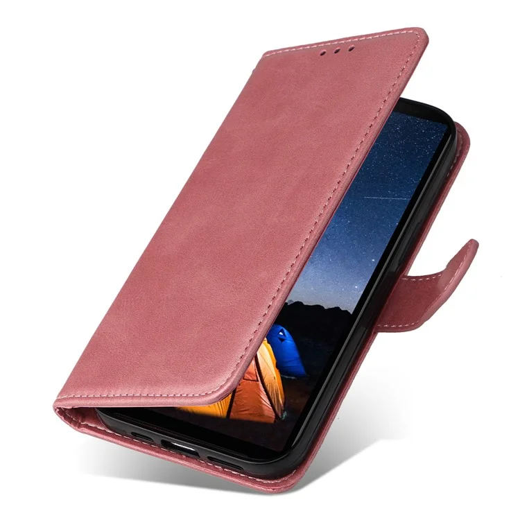 For Sony Xperia 10 V Phone Case Leather Stand Card Holder Wallet Phone Cover - Pink