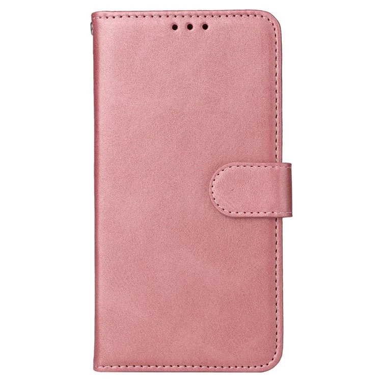 For Sony Xperia 10 V Phone Case Leather Stand Card Holder Wallet Phone Cover - Pink