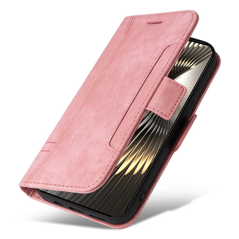 BETOPNICE 001 for Xiaomi Redmi Turbo 3 5G / Poco F6 5G Case Handbag Leather Flip Phone Cover - Pink