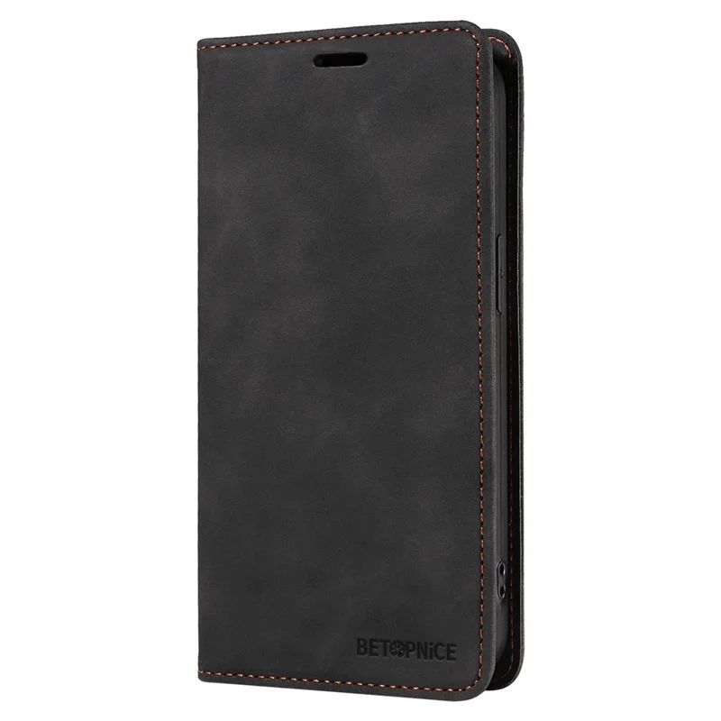 BETOPNICE 003 For Xiaomi Redmi Turbo 3 5G / Poco F6 5G Case RFID Blocking Leather Phone Cover - Black
