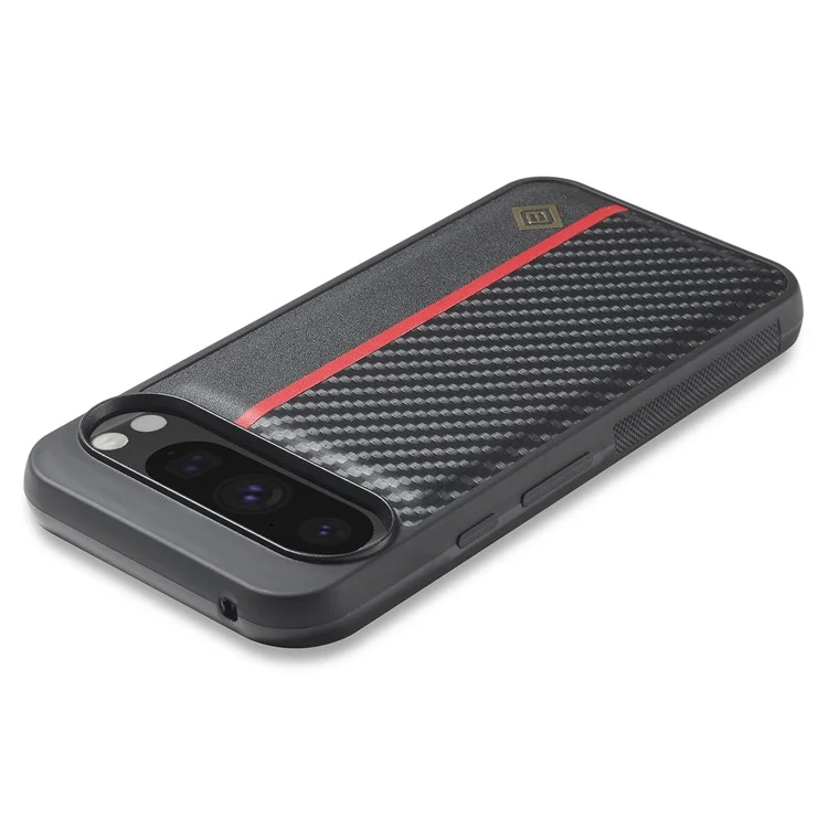 LC.IMEEKE Para Google Pixel 9 Pro XL Case Textura de Fibra de Carbono Capa Protetora de Telefone