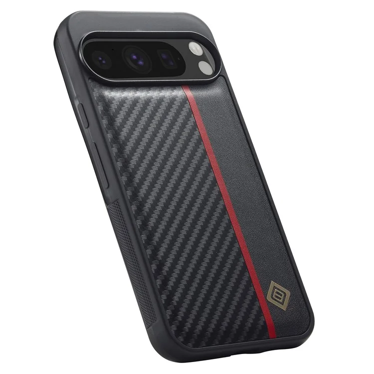 LC.IMEEKE Para Google Pixel 9 Pro XL Case Textura de Fibra de Carbono Capa Protetora de Telefone