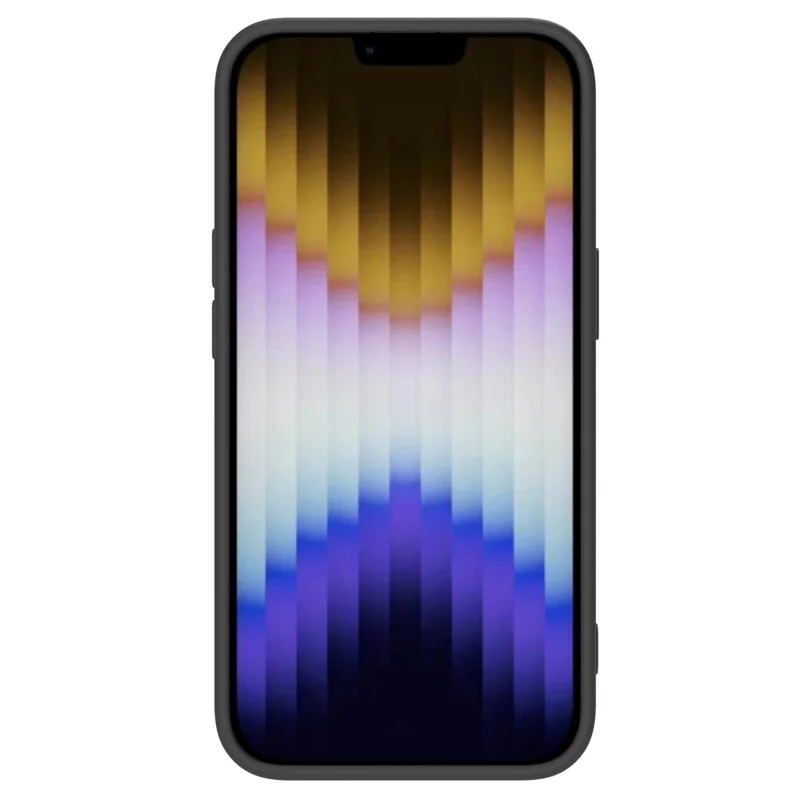 Capa Magnética NILLKIN para iPhone 14 Plus, Proteção de Câmara Deslizante em PC + Capa para Telemóvel em Silicone Compatível com MagSafe - Preto