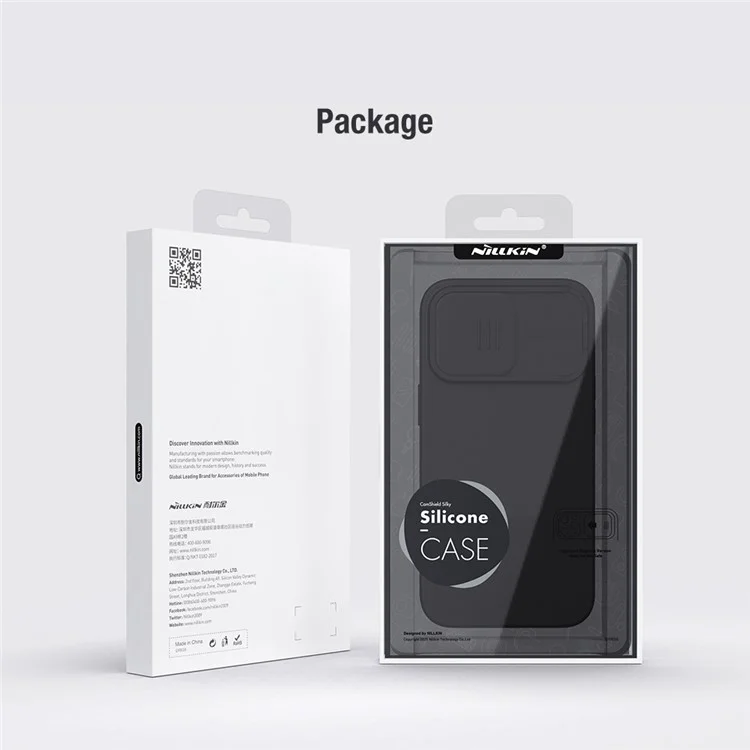 Nillkin For Iphone 14 Pro 6,1 Дюйма Slide Camera Protection Cash - Зеленый