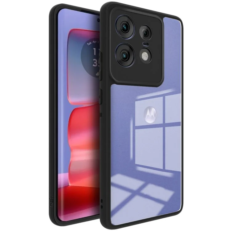 Série IMAK UX-9A pour Motorola Edge 50 Pro 5G Étui Coque TPU+PC Transparente
