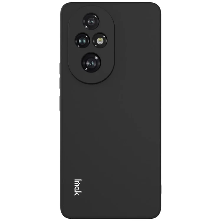 IMAK UC-4 Series for Honor 200 Pro 5G Case Soft TPU Phone Cover Straight Edge - Black