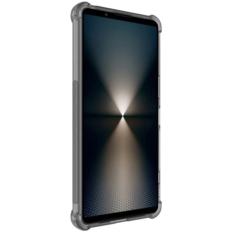 IMAK Für Sony Xperia 1 VI Hülle TPU Handyhülle Vier-Ecken-Luftkissen - Transparentes Schwarz