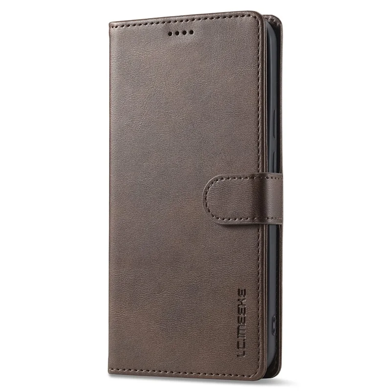 LC.IMEEKE For Google Pixel 9 / 9 Pro Case Magnetic Buckle Wallet Leather Phone Cover Calf Texture - Brown
