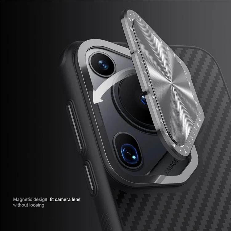 Чехол NILLKIN Carboprof для Huawei Pura 70 Ultra Magnetic, TPU + чехол из арамидного волокна, защита объектива