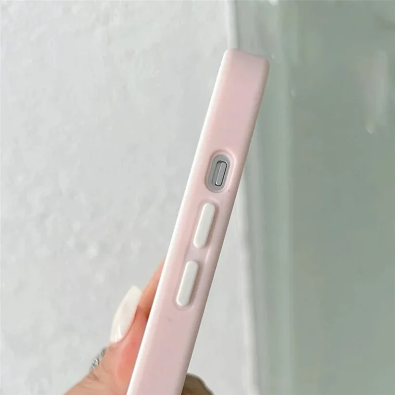 Für iPhone 15 Cover TPU + Acryl Klare Rückseite Anti-Drop Handyhülle - Rosa