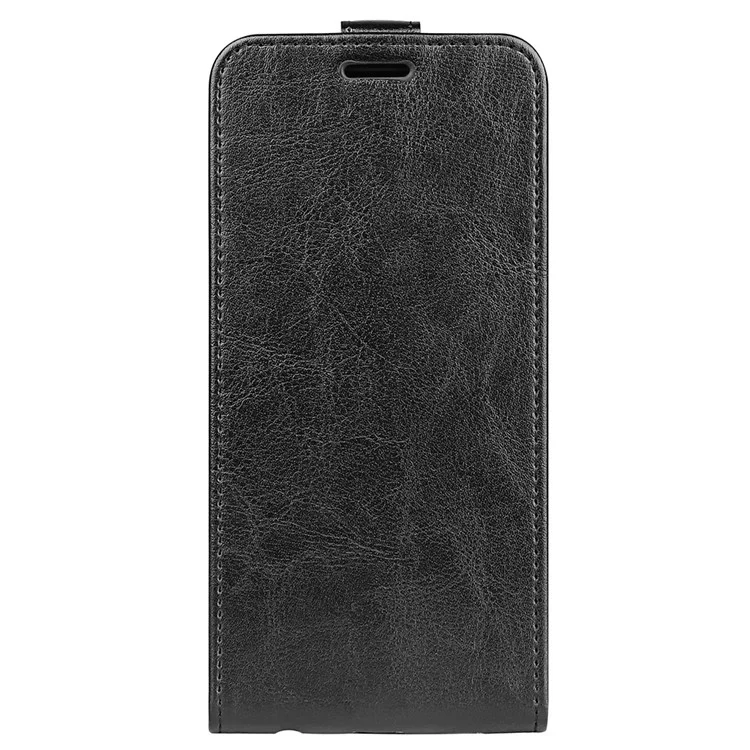 Para Xiaomi Redmi Turbo 3 5G / Poco F6 5G Funda Vertical Flip Funda de Teléfono de Cuero con Ranuras para Tarjetas - Negro