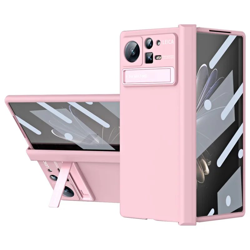 Für Xiaomi Mix Fold 2 5G Telefonhülle Falten Sie Anti-drop-telefon-deckung Hartes Pc-telefongehäuse Mit Kickstand - Rosa