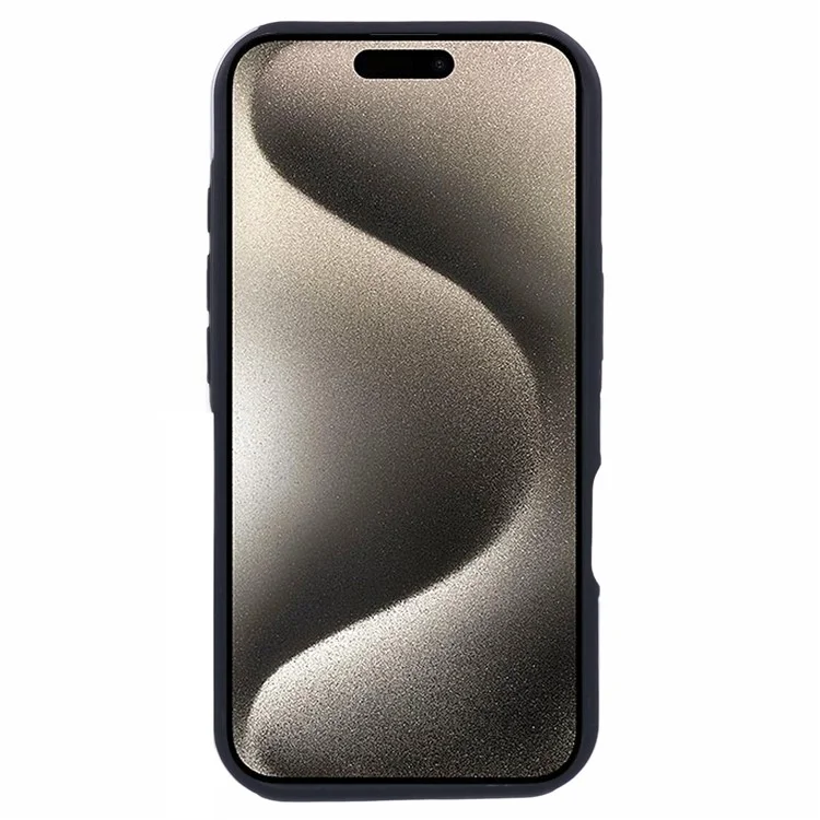 Capa Anti-Queda para iPhone 16 com Proteção PC+TPU e Suporte Rotativo - Rose Gold