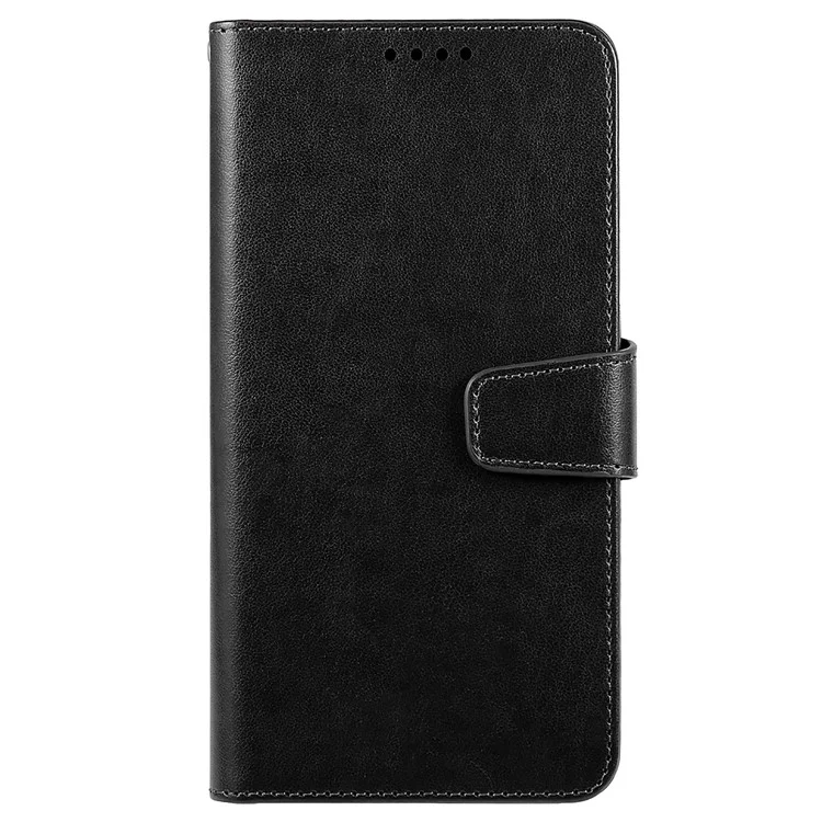 Für HMD Pulse / Pulse+ Case Leder Flip Wallet Phone Cover Stand View - Schwarz