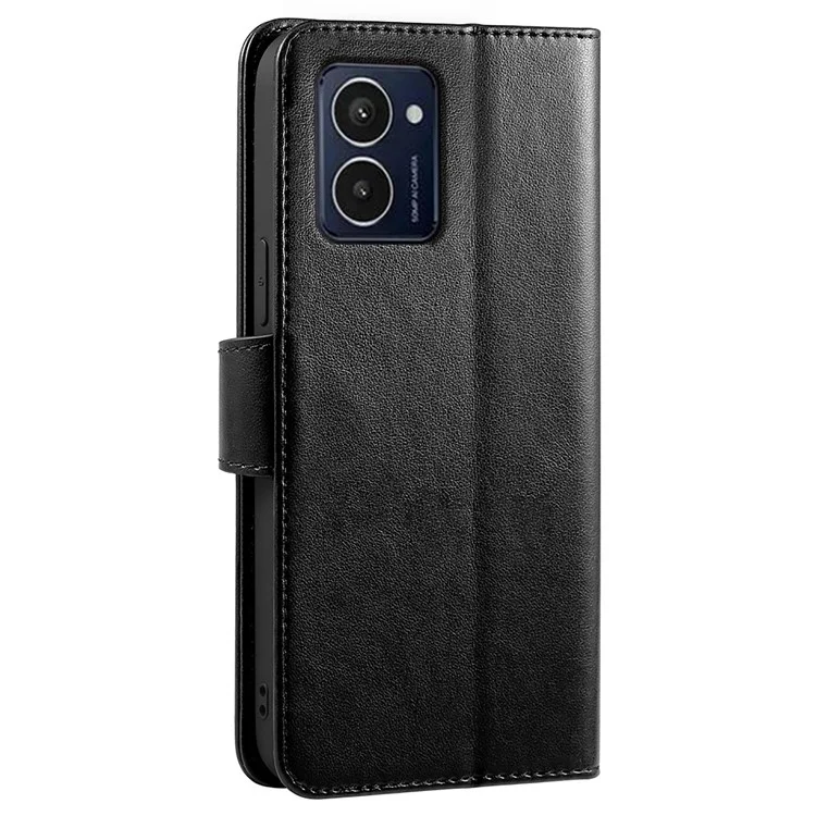 Für HMD Pulse / Pulse+ Case Leder Flip Wallet Phone Cover Stand View - Schwarz