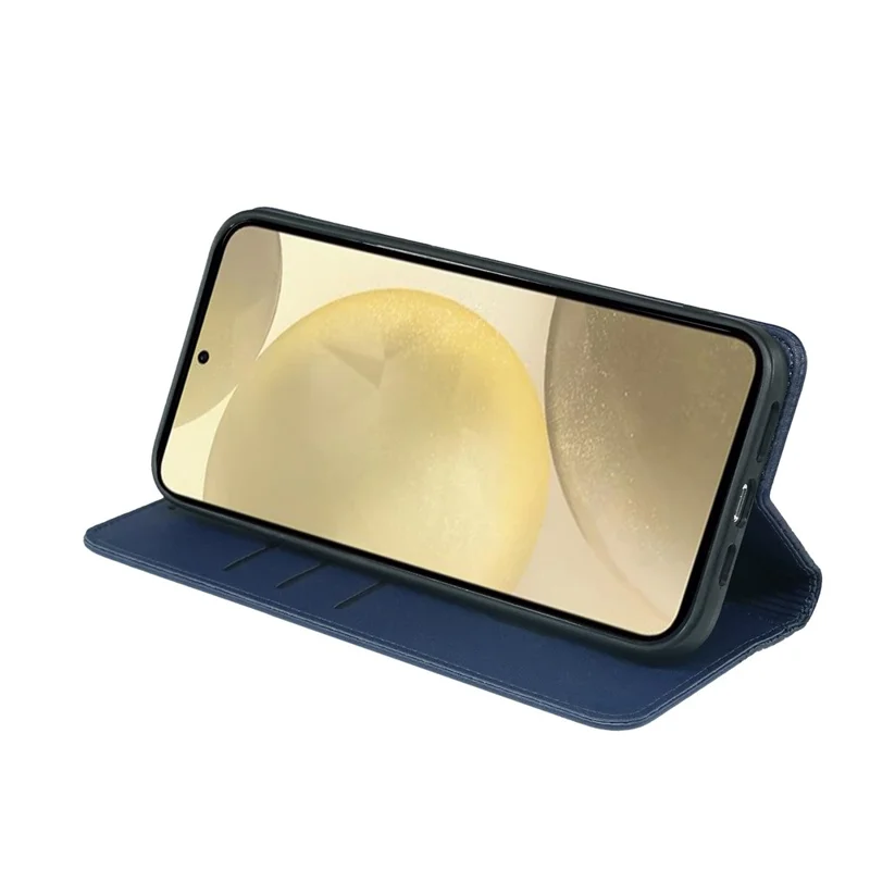 For Samsung Galaxy A14 4G / 5G Case Four-Leaf Clover Wallet Leather Phone Cover - Blue