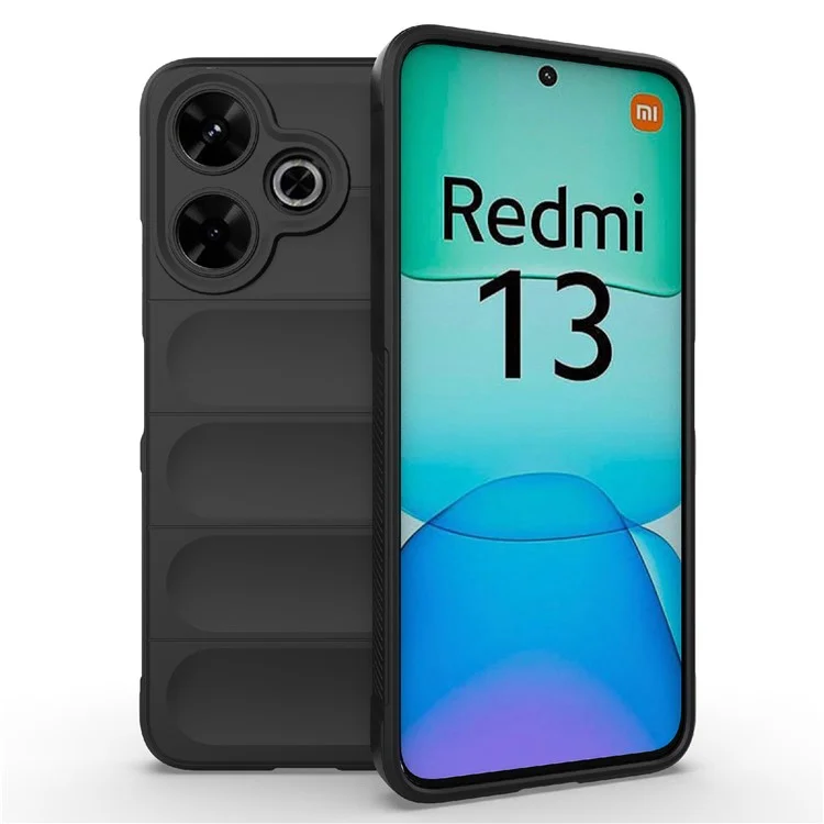 Per Xiaomi Redmi 13 5G / 13 4G / Redmi Note 13R 5G Custodia Protettiva Posteriore in TPU - Nero