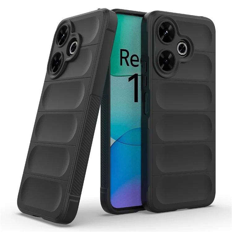 Per Xiaomi Redmi 13 5G / 13 4G / Redmi Note 13R 5G Custodia Protettiva Posteriore in TPU - Nero