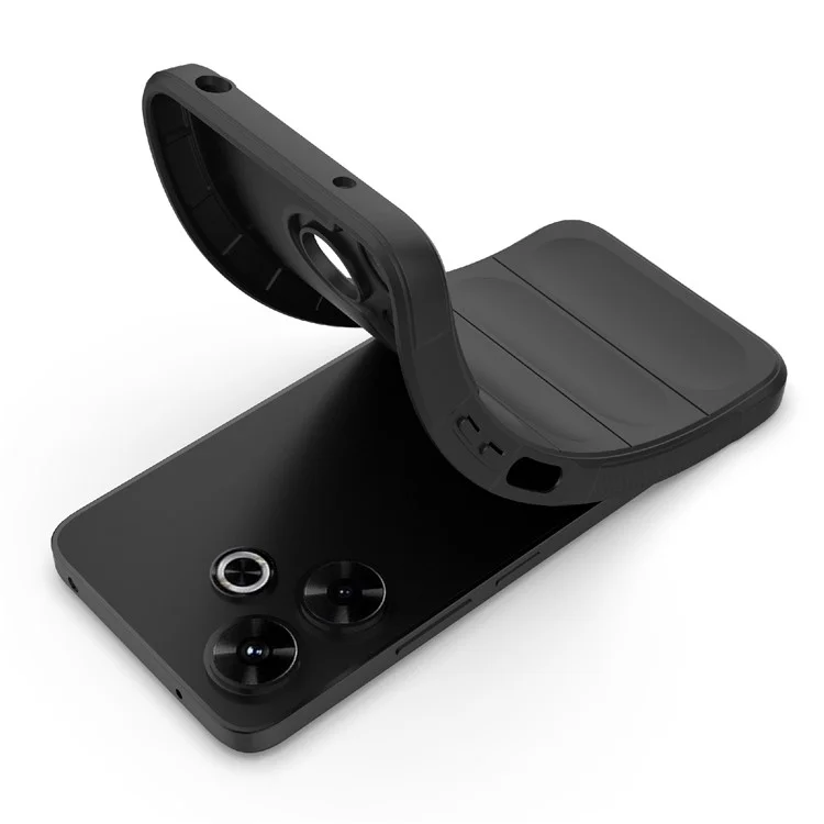 Per Xiaomi Redmi 13 5G / 13 4G / Redmi Note 13R 5G Custodia Protettiva Posteriore in TPU - Nero