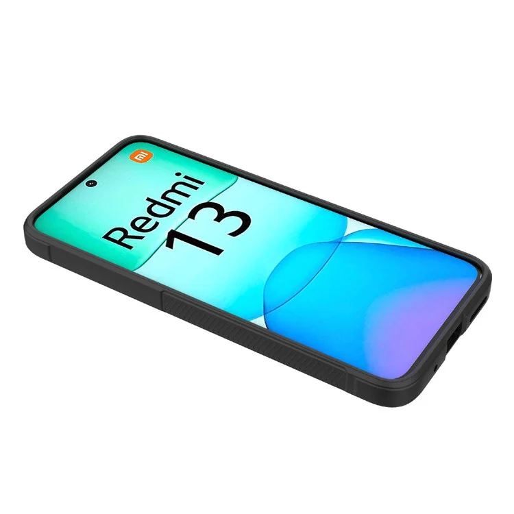 Per Xiaomi Redmi 13 5G / 13 4G / Redmi Note 13R 5G Custodia Protettiva Posteriore in TPU - Nero