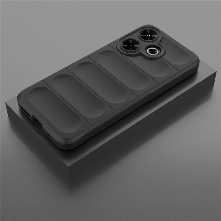 Per Xiaomi Redmi 13 5G / 13 4G / Redmi Note 13R 5G Custodia Protettiva Posteriore in TPU - Nero