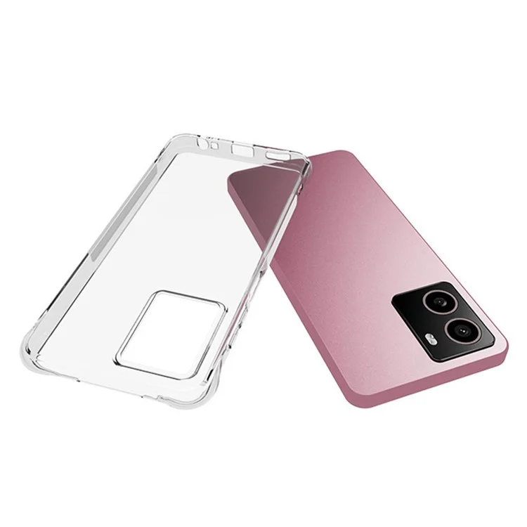 For HMD Pulse / Pulse Pro / Pulse+ Case Clear TPU Protective Back Phone Cover (Large Lens Hole)