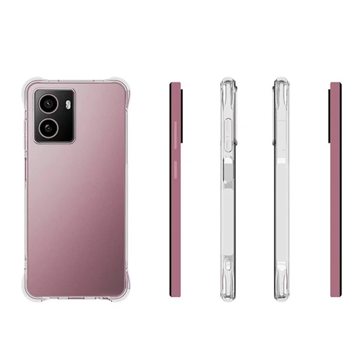 For HMD Pulse / Pulse Pro / Pulse+ Case Clear TPU Protective Back Phone Cover (Large Lens Hole)
