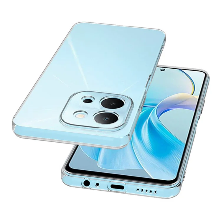 Para vivo Y28 4G Case Transparente Suave TPU Capa de Telefone Protetora Fina