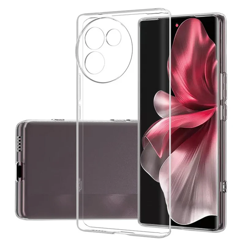 Per vivo V30e 5G Case Ultra Thin TPU Phone Cover HD Trasparente