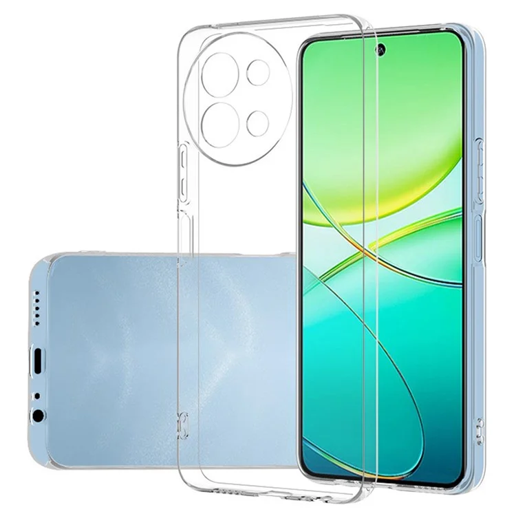 Для vivo Y38 5G Clear Case Shockproof Ultra Slim Soft TPU Phone Cover