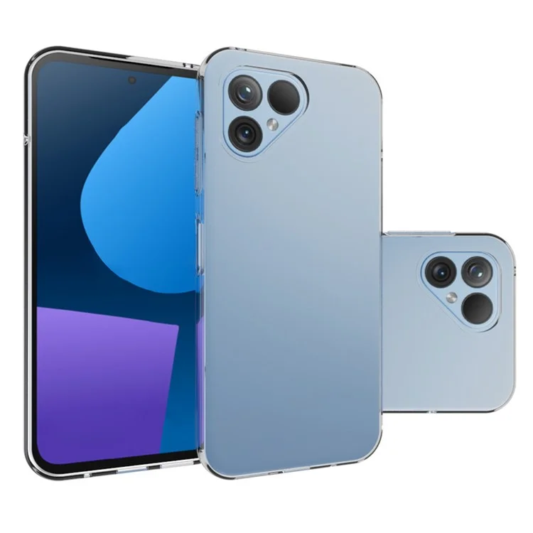 Für Fairphone 5 Hülle Ultra Dünn Klar TPU Handyhülle mit Großer Linsenlöcher