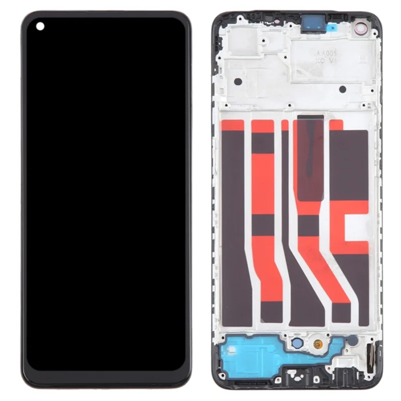 Для Oppo Reno6 Lite, экран класса C и сборка цифровизатора + рамка (технология TFT) (без логотипа)