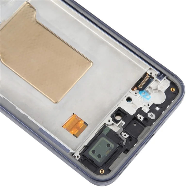 For Samsung Galaxy A35 5G A356B OEM Grade S AMOLED Screen and Digitizer Assembly + Frame (Without Logo) - Black