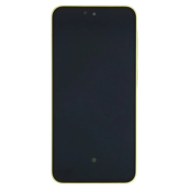 For Samsung Galaxy A35 5G A356B OEM Grade S AMOLED Screen and Digitizer Assembly + Frame (without Logo) - Green