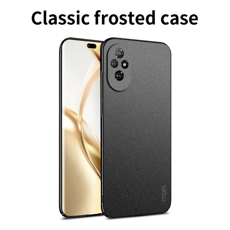 MOFI Shield Matte Series para Honor 200 Pro 5G Case Hard PC Matte Back Phone Cover - Preto