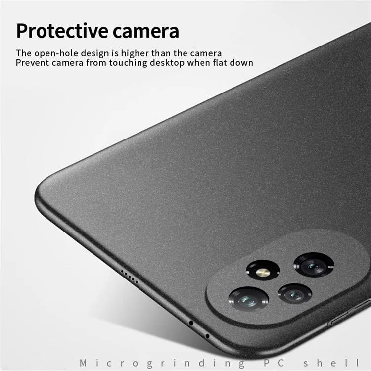 MOFI Shield Matte Series para Honor 200 Pro 5G Case Hard PC Matte Back Phone Cover - Preto