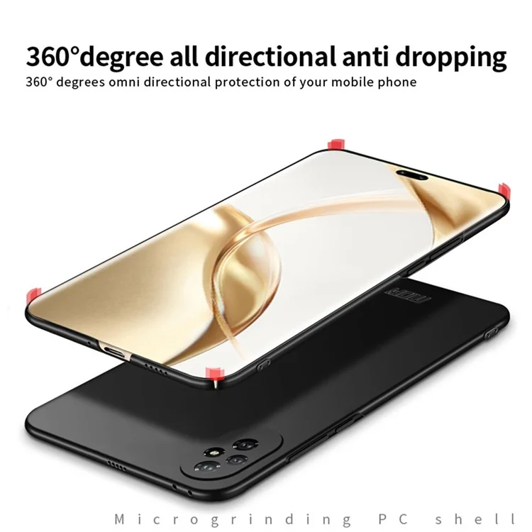 MOFI JK PC Series-1 Чехол для Honor 200 Pro 5G Жесткий ПК Anti-Scratch Чехол для телефона - Черный