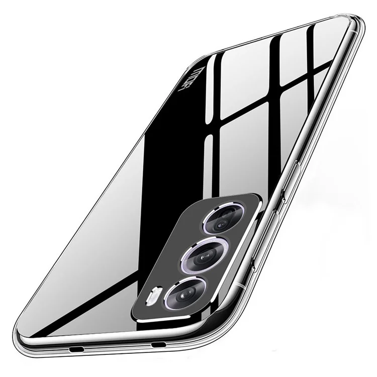 MOFI Pour Oppo Reno12 Pro 5G (Mondial) Étui Transparent Slim TPU Housse de Téléphone
