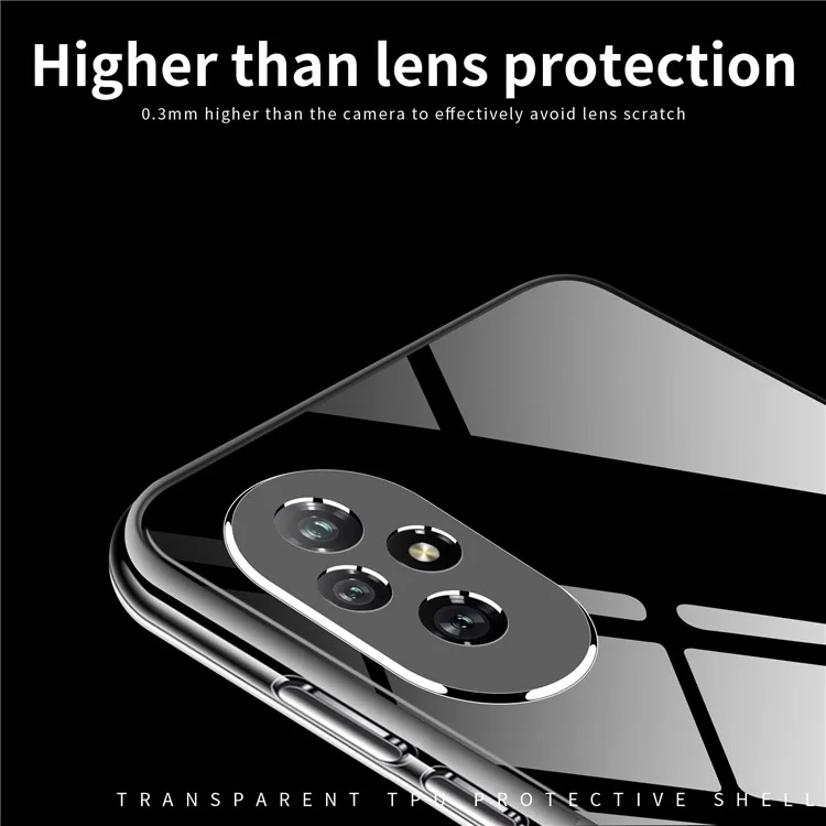 MOFI For Honor 200 Pro 5G Capa Transparente Antichoque Fina de TPU