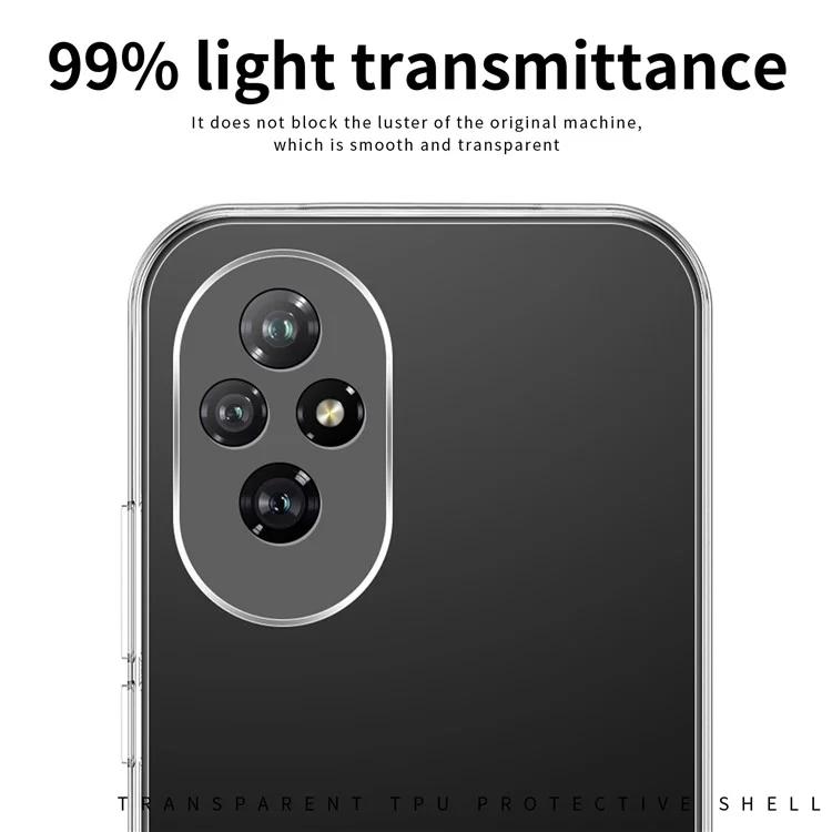 MOFI For Honor 200 Pro 5G Capa Transparente Antichoque Fina de TPU