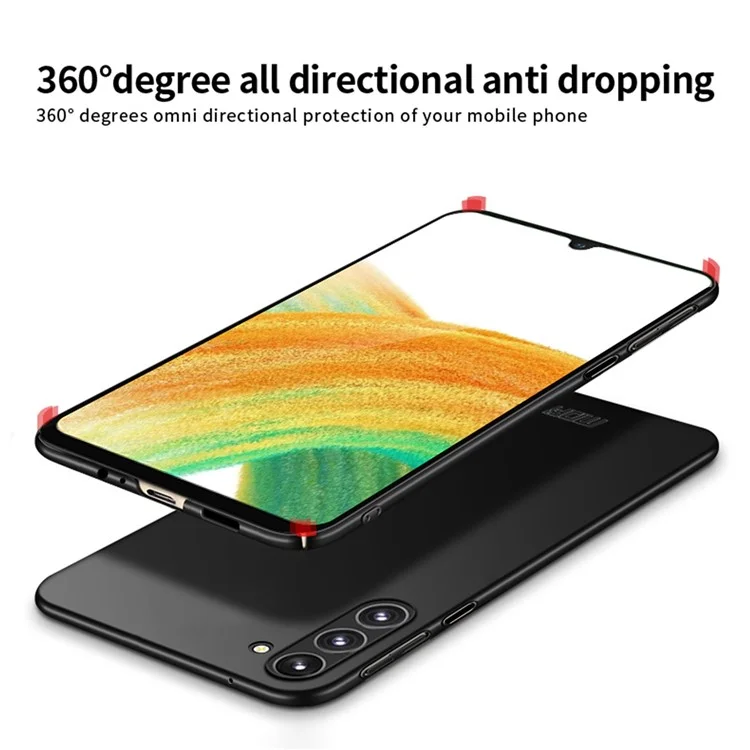 MOFI JK PC Series-1 Shield For Samsung Galaxy A15 5G Case Hard PC Back Shockproof Cover - Black