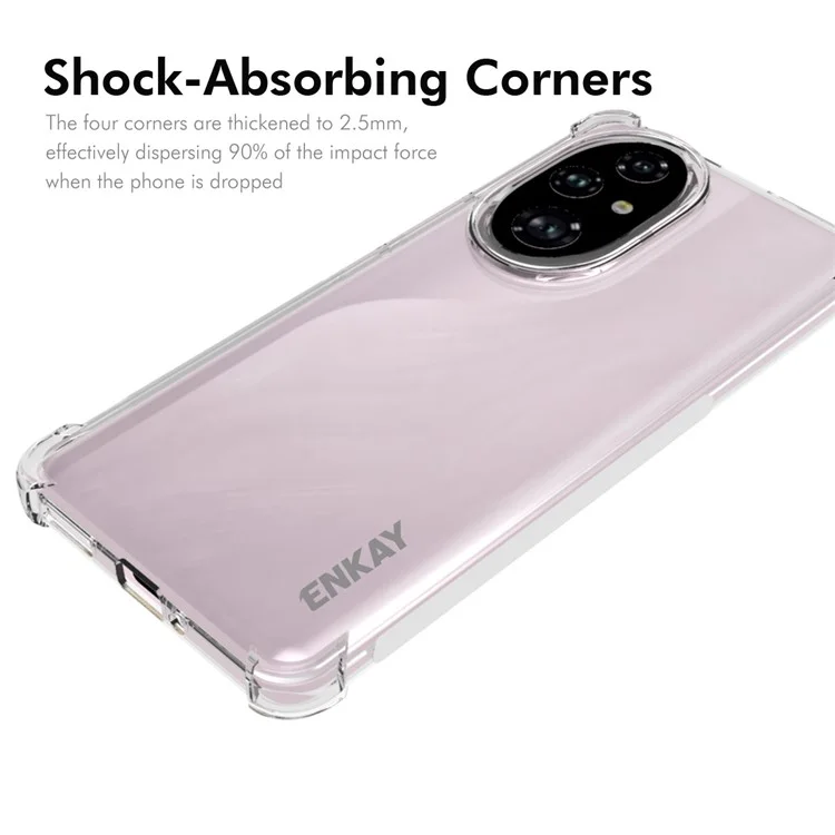 ENKAY HAT PRINCE Pour Honor 200 Pro 5G Case TPU Housse de téléphone Anti-Dérapant Bord Latéral