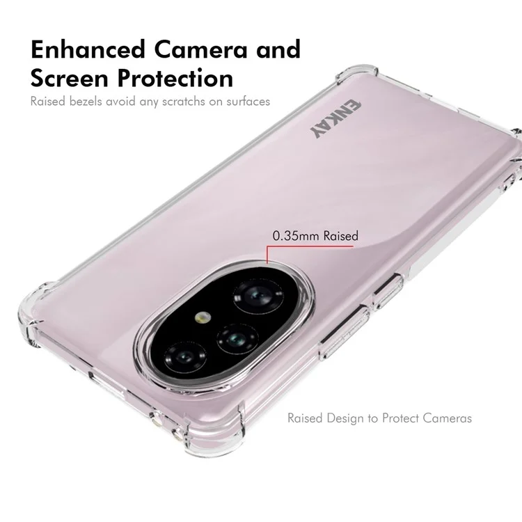 ENKAY HAT PRINCE Pour Honor 200 Pro 5G Case TPU Housse de téléphone Anti-Dérapant Bord Latéral