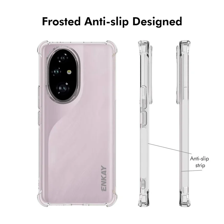 ENKAY HAT PRINCE Pour Honor 200 Pro 5G Case TPU Housse de téléphone Anti-Dérapant Bord Latéral